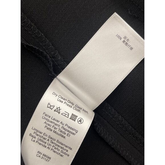 DKNY Black Open Cascading Front Blazer Size XS - Picture 7 of 8